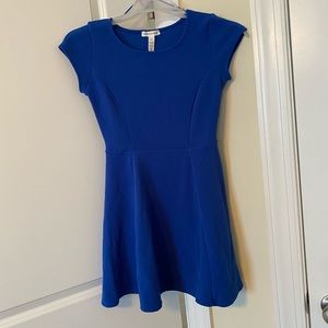 Blue Ambience Apparel Cap Sleeve Dress